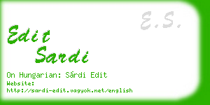 edit sardi business card